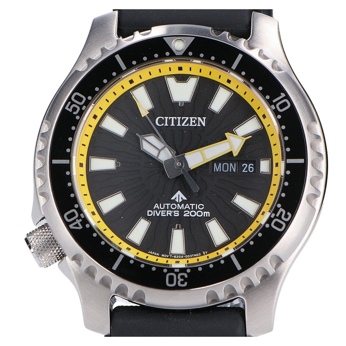  CITIZEN シチズン NY0130-08E プロマスター FUGU 黒文字盤 ダイバーズ きれいめ 自動巻き時計 腕時計(アナログ)