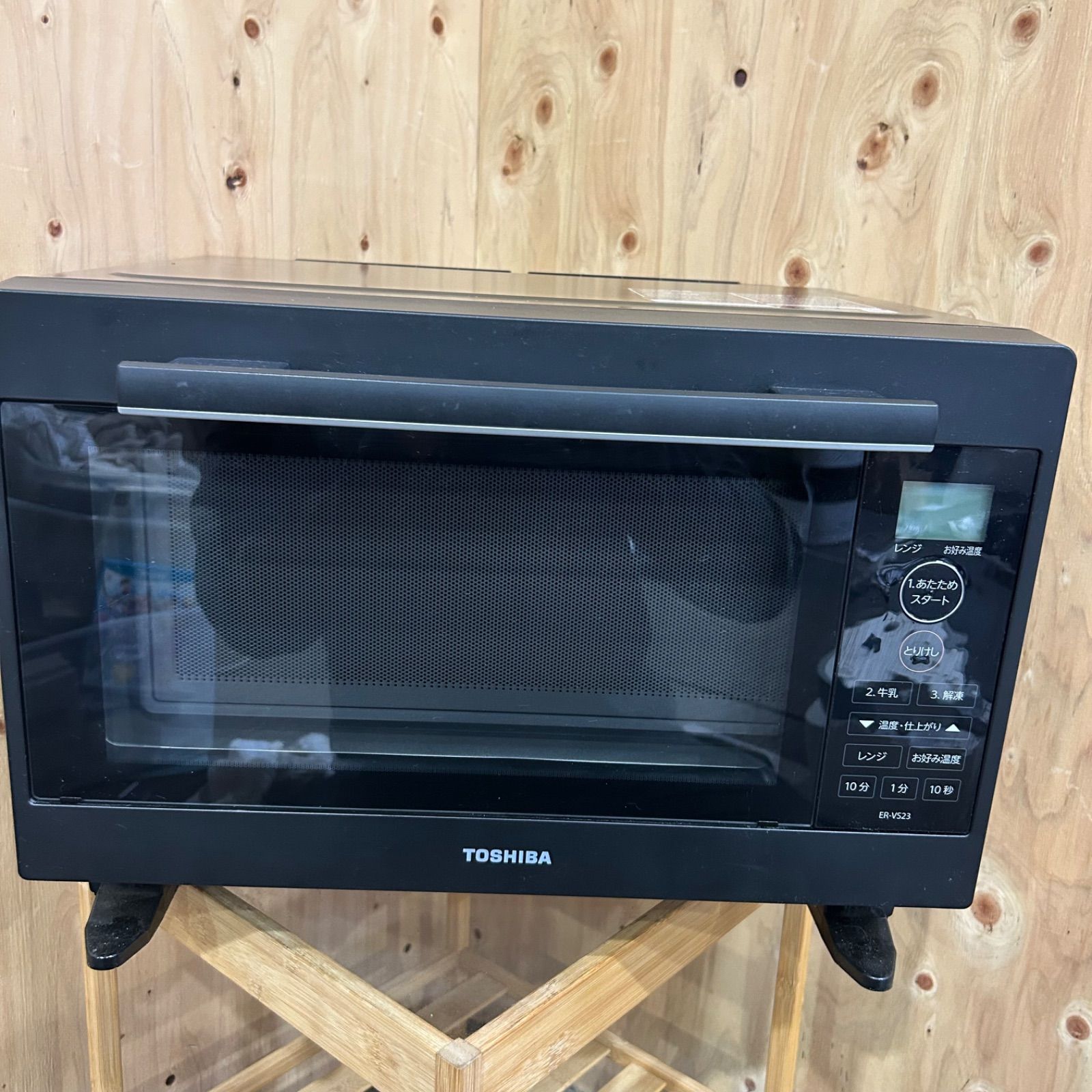SGM】2021年製 東芝 単機能電子レンジ ER-VS23（K） - メルカリ