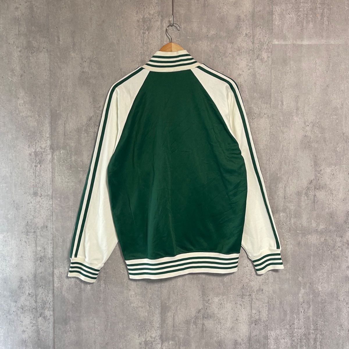 00s・好配色】アディダス トラックジャケット M 緑 白 グリーン