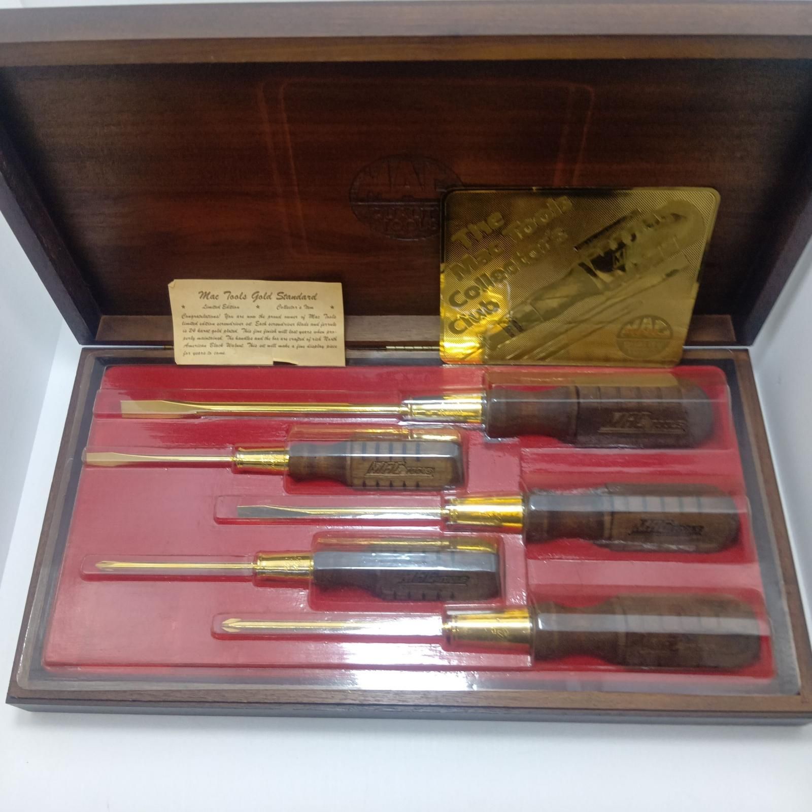 MAC TOOLS ドライバーセット　グリップ木製