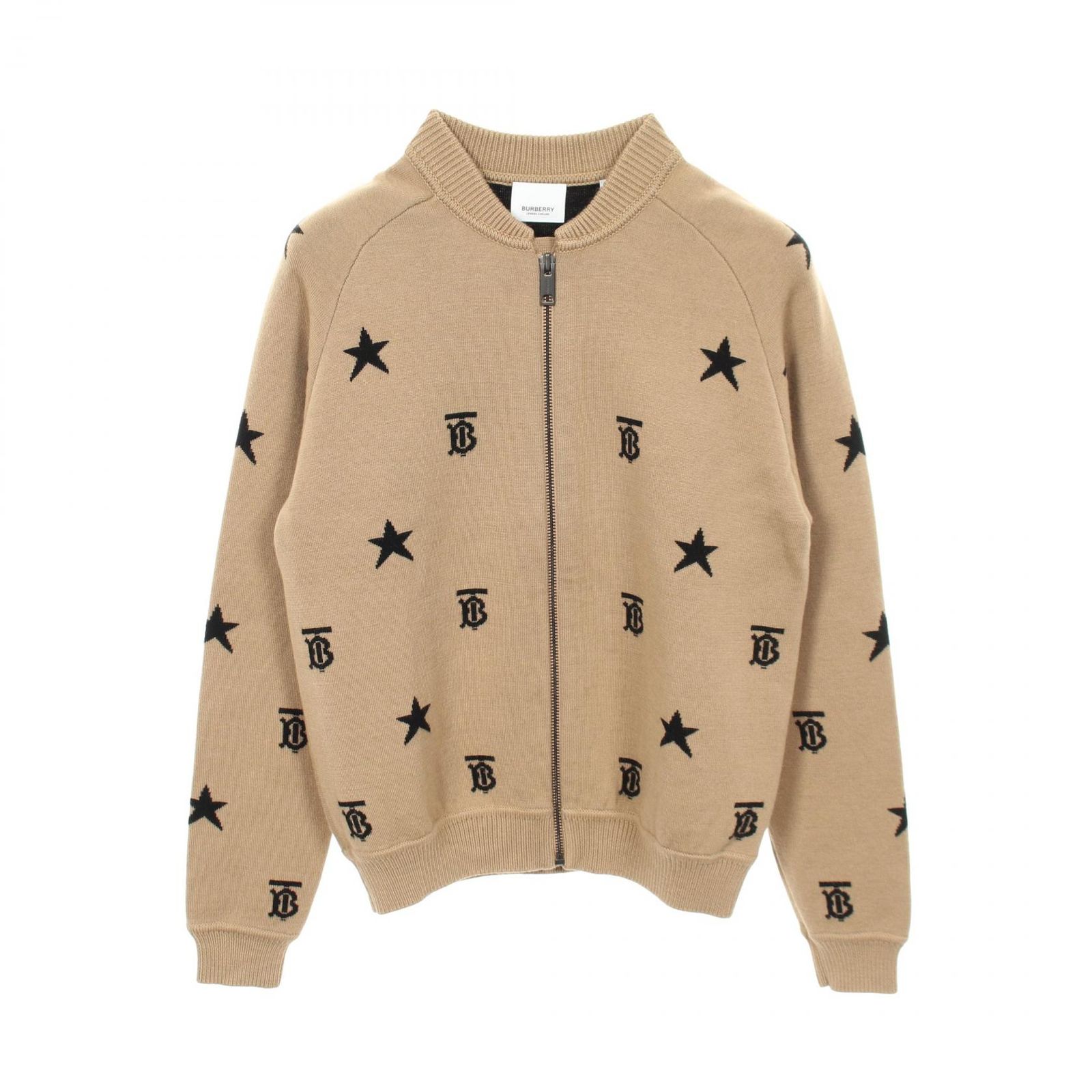 バーバリー BURBERRY ブルゾン TBロゴ スター柄 キッズ ニット 8050336 