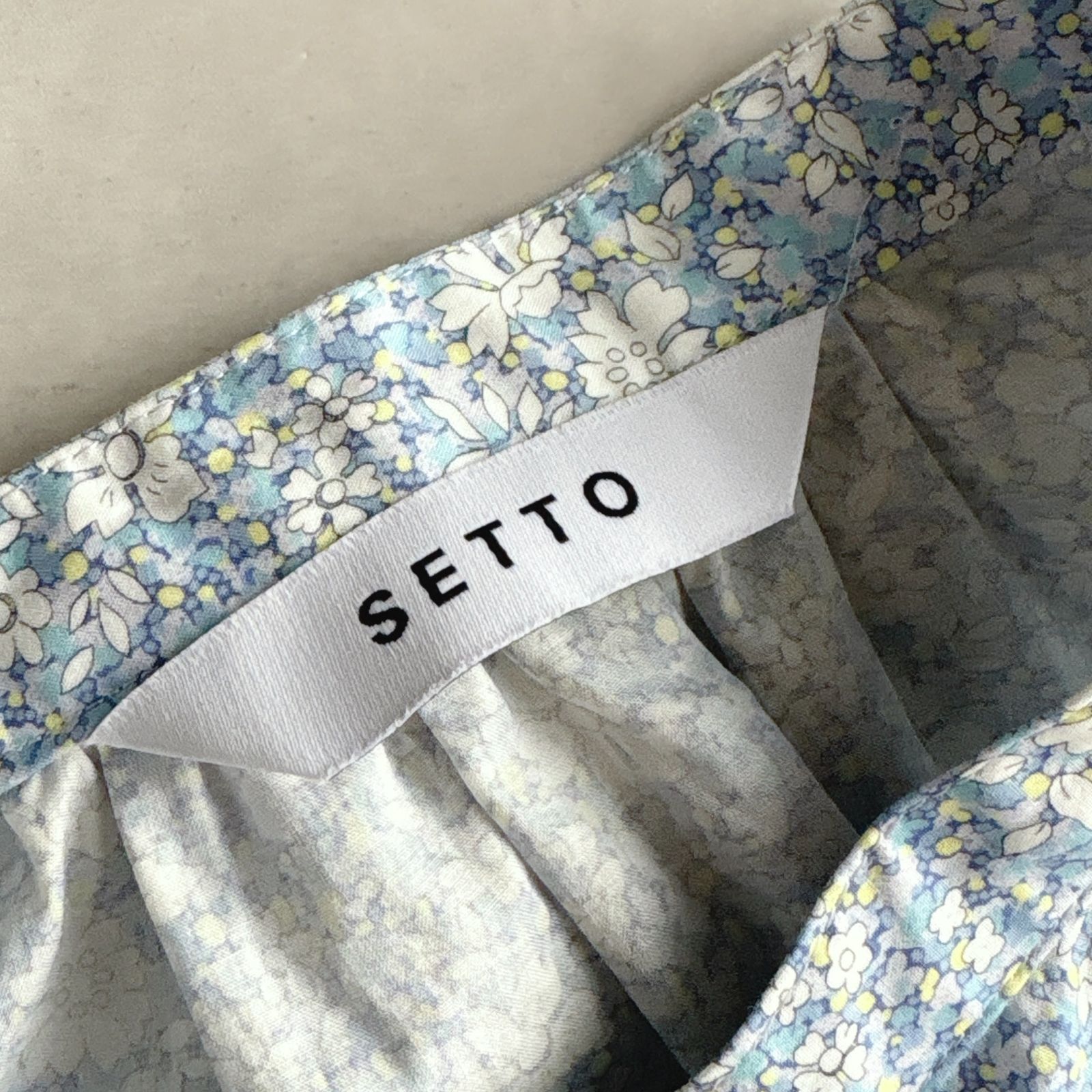 SETTO セット　リバティブラウス　ジャパンブルー　ブルー系　copole 極美品 / SETTO×coupole セット×クーポール / LIBERTY FARMS SHIRT