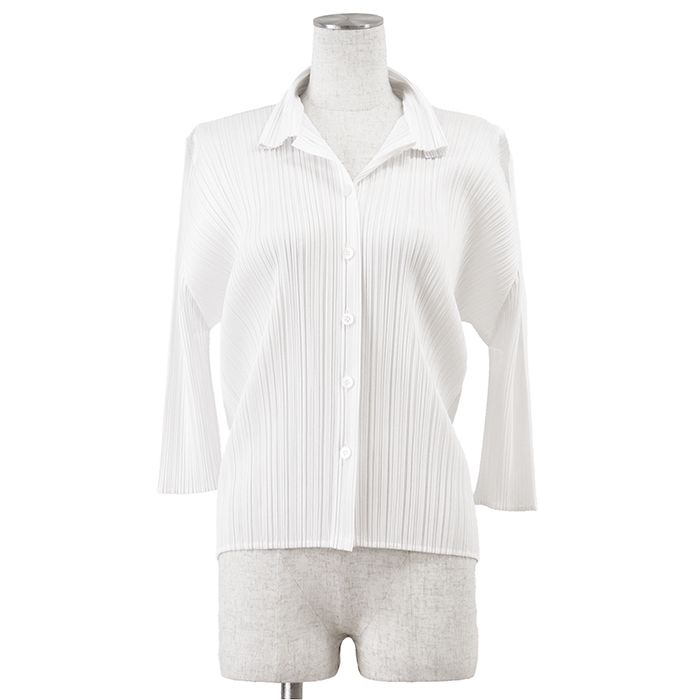 SALE【美品】PLEATS PLEASE プリーツプリーズ 長袖シャツ サイズ 3 