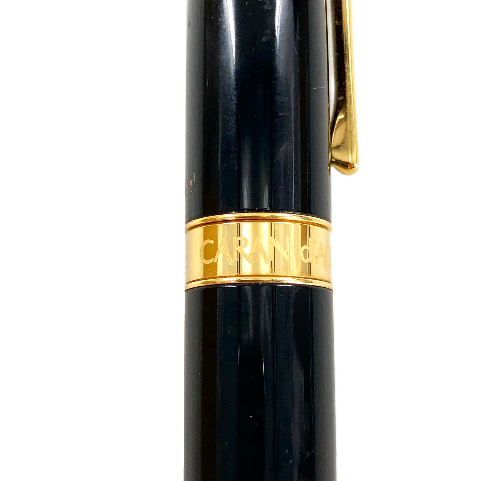 CARAN D'ACHE カランダッシュ 万年筆 18C-750 刻印 ブラック【PF-918