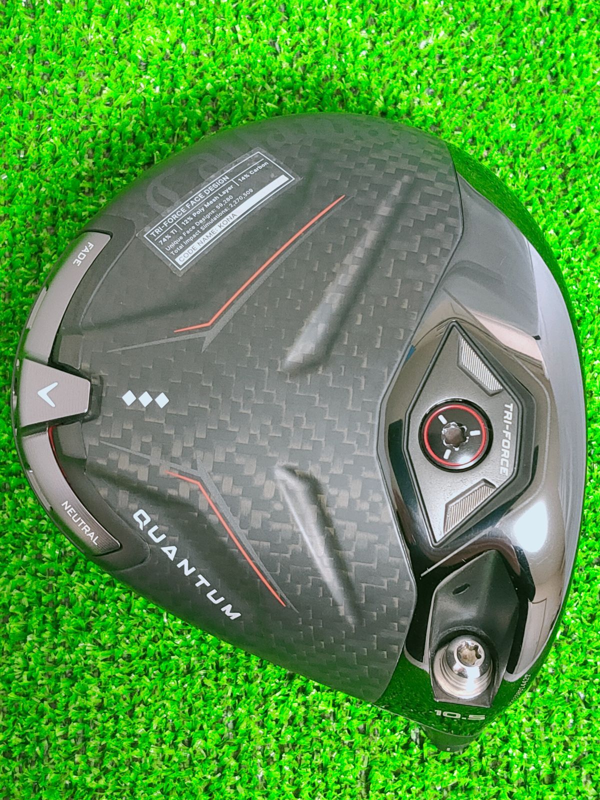最新モデルCallaway QUANTUM DDD ドライバー 10.5度 ヘッド単品 