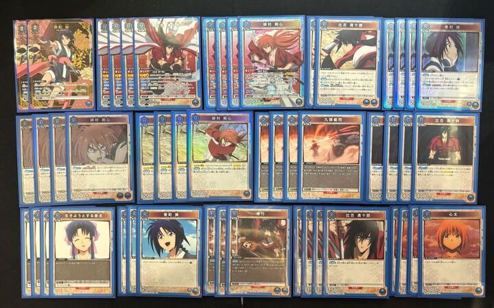 デッキ】るろうに剣心 青 師弟【UNIONARENA】※一部パラST2枚 ユニオン