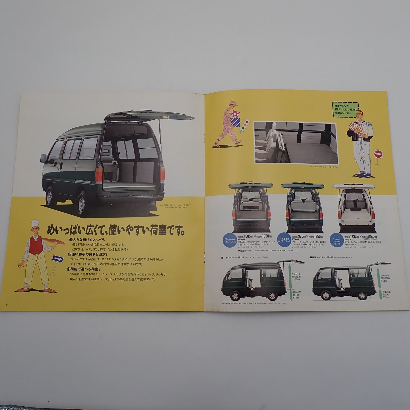 送料無料 三菱自動車 ミニキャブバン 660 カタログ 1990年 MITSUBISHI