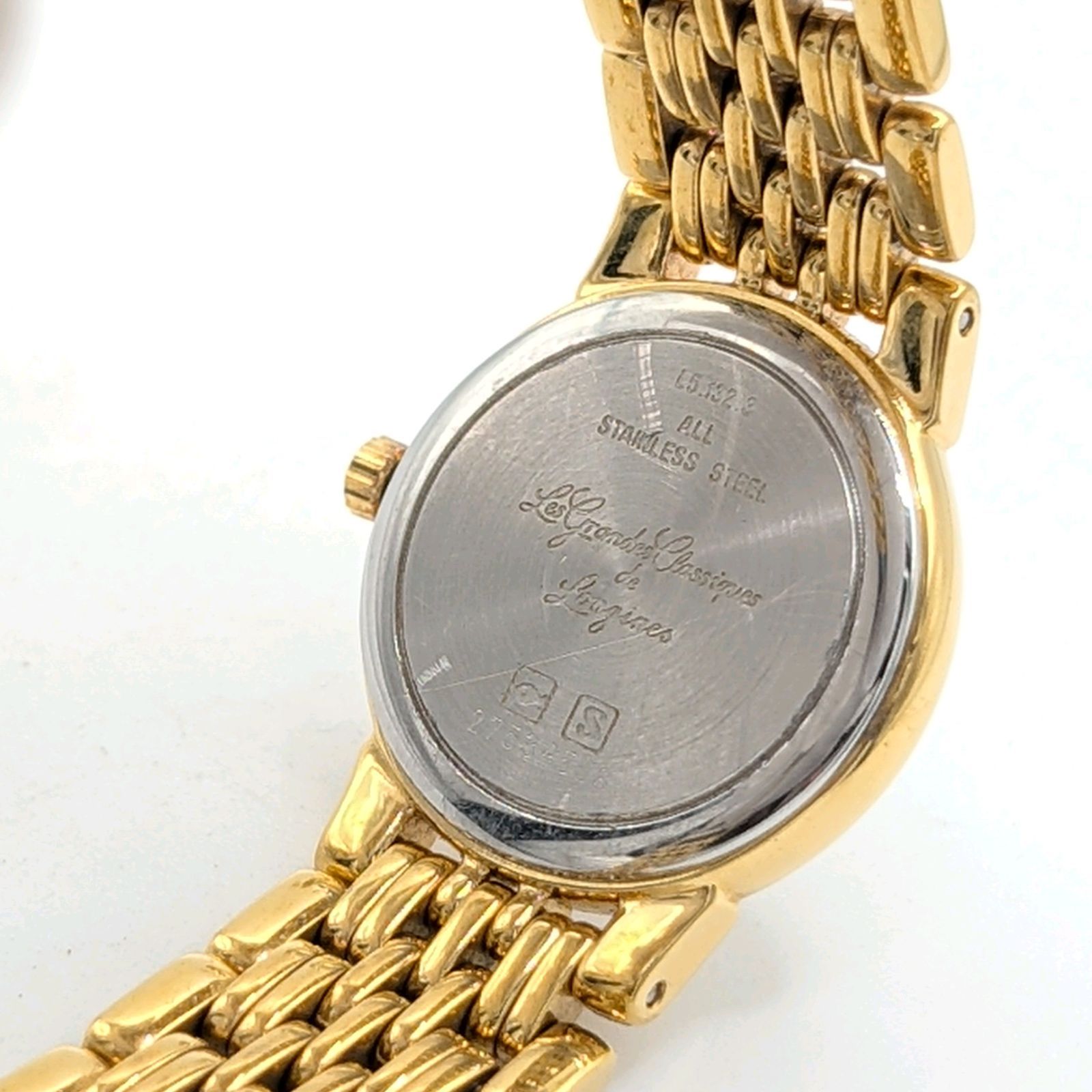 Longines L5.131.2 Watch Ladies Quartz Round Gold Y2K 00S Vintage 