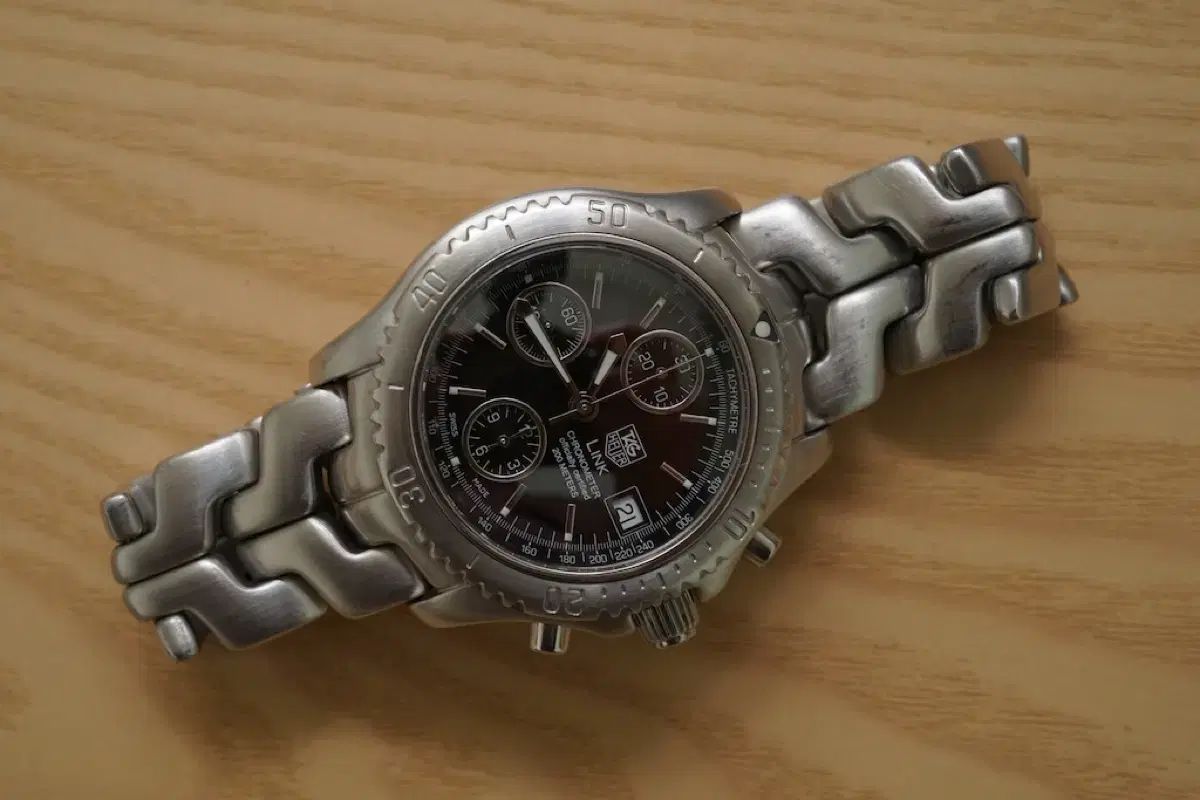  TAG Heuer タグ ホイヤー リンク 鬼龍 紅郎 クロノメーター クロノ ジョガーパンツ 自動巻き時計 腕時計(アナログ)