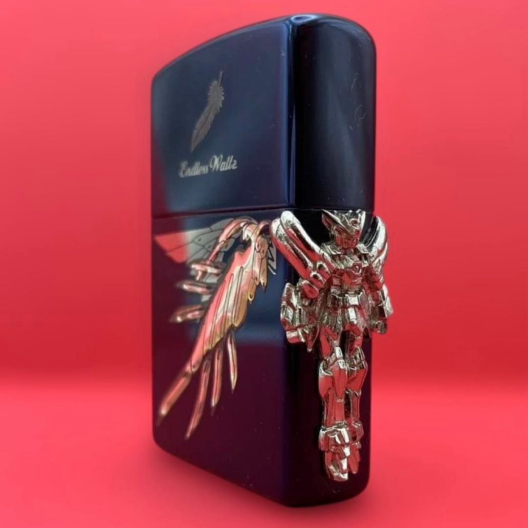 Zippo ガンダムW エンドレスワルツ 立体メタル貼り 羽根装飾 2005年4
