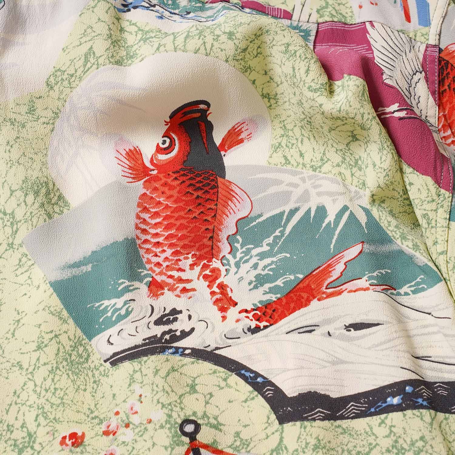 SUN SURF サンサーフ 長袖 アロハシャツ “JAPANESE QUAINT DESIGN 