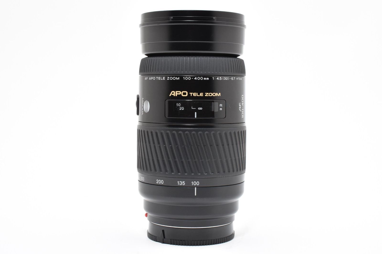 ミノルタ　望遠レンズ　AF APO TELE ZOOM 100-400mm ☆良品☆ミノルタ MINOLTA AF APO TELE ZOOM 100-400mm F4.5-6.7