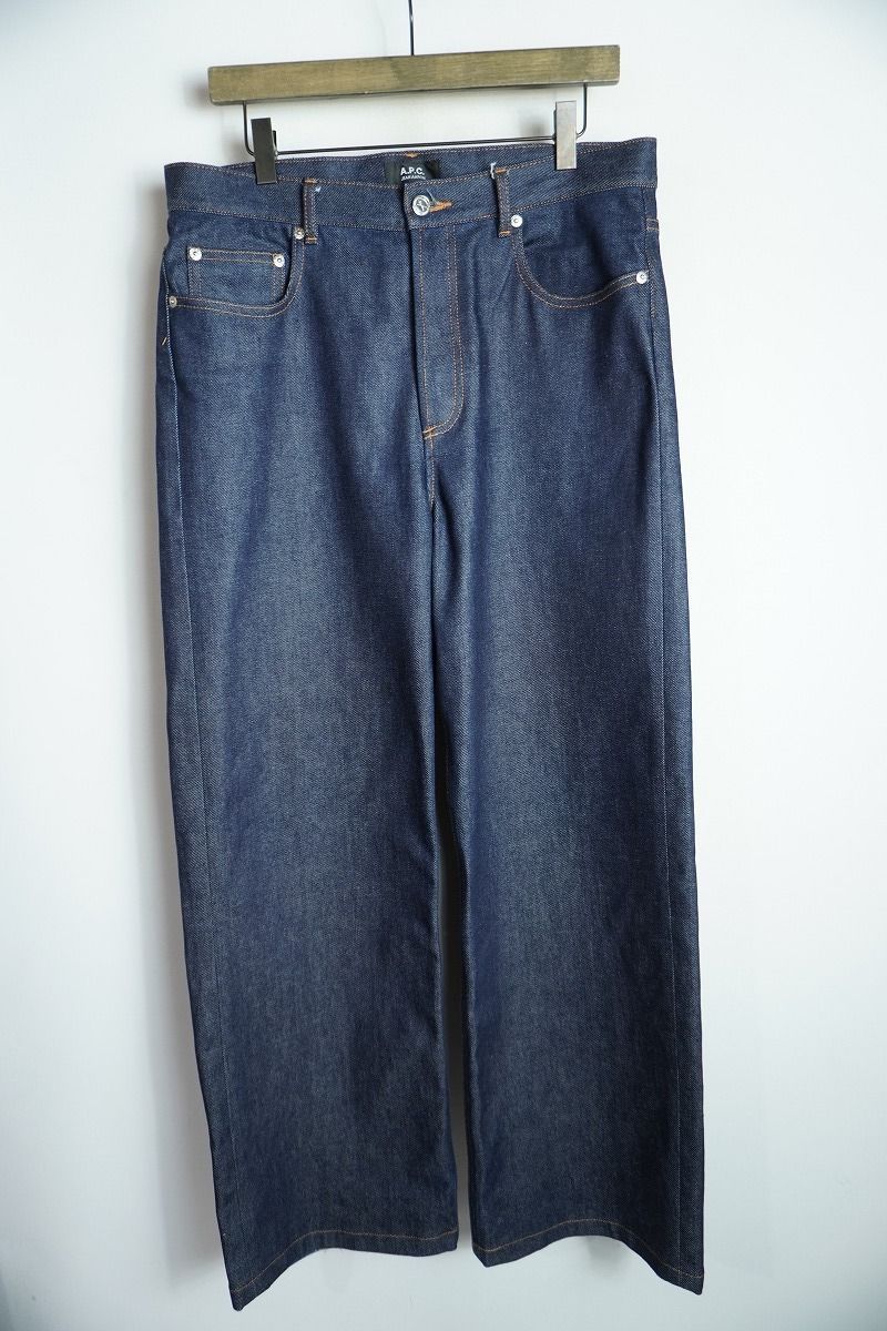 美品 26SS A.P.C. APC アーペーセー JEAN Aaron ワイド デニム パンツ