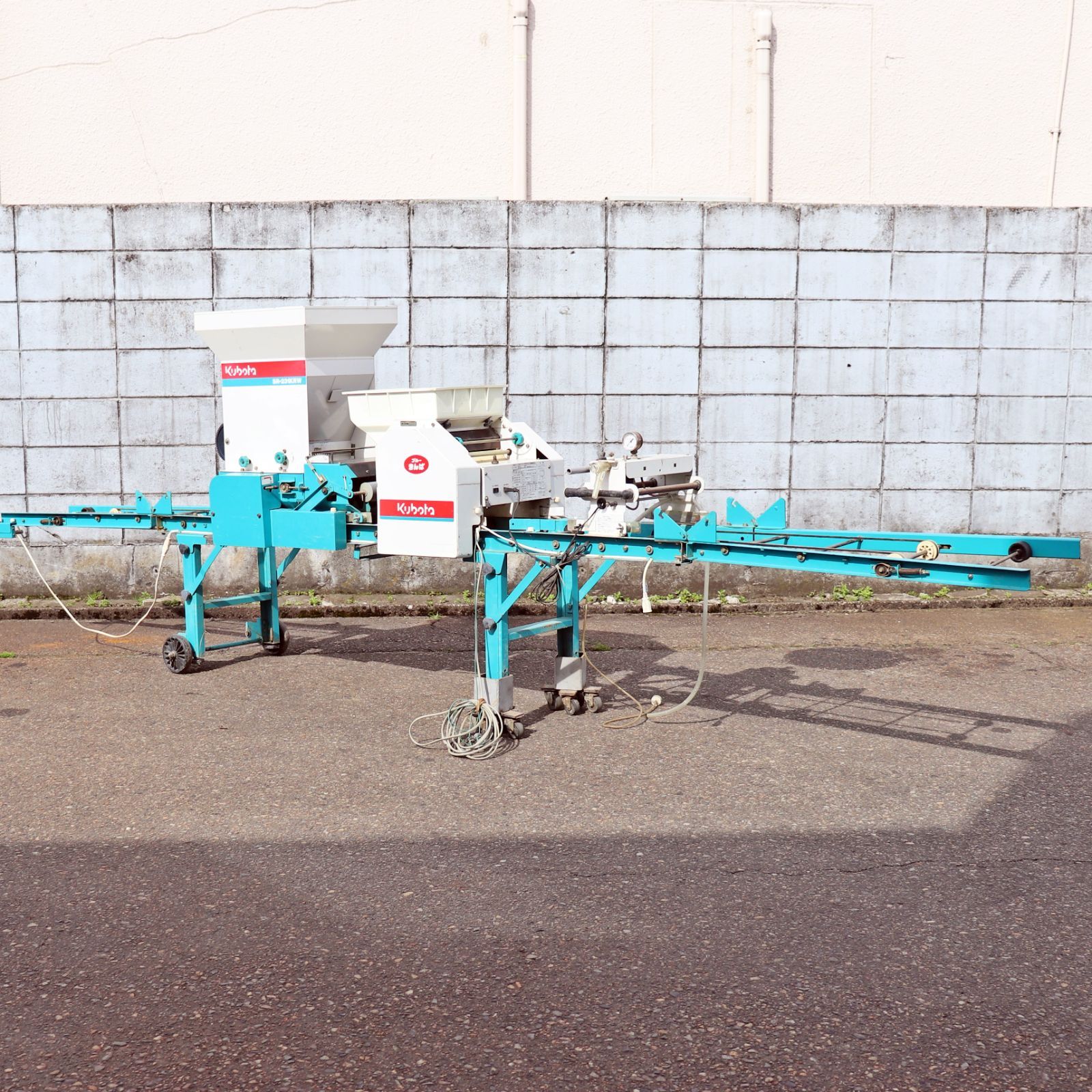 新潟発 クボタ 播種機 SR-231KRW 単相100V ブルーきんぱ 折り畳み 播種