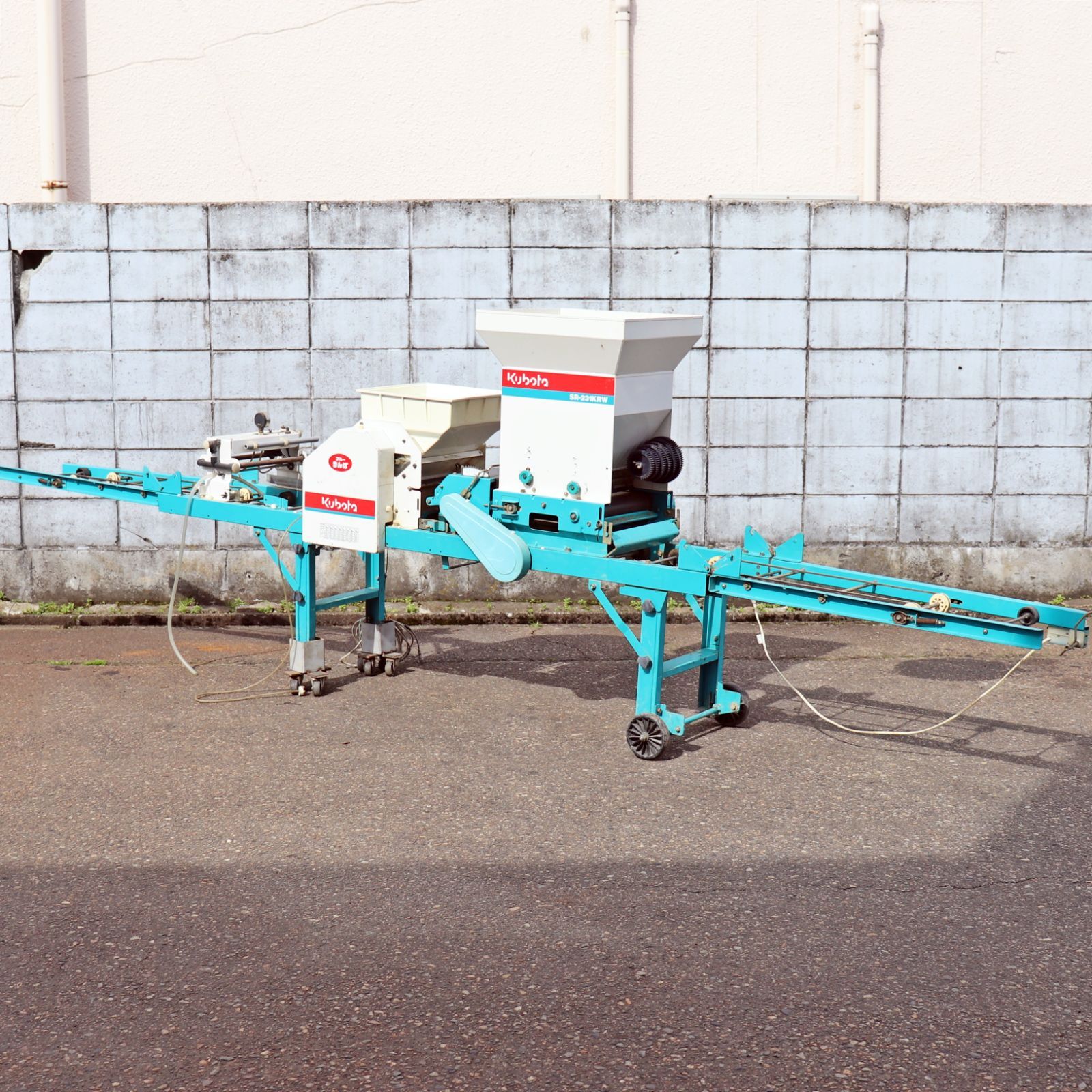 新潟発 クボタ 播種機 SR-231KRW 単相100V ブルーきんぱ 折り畳み 播種