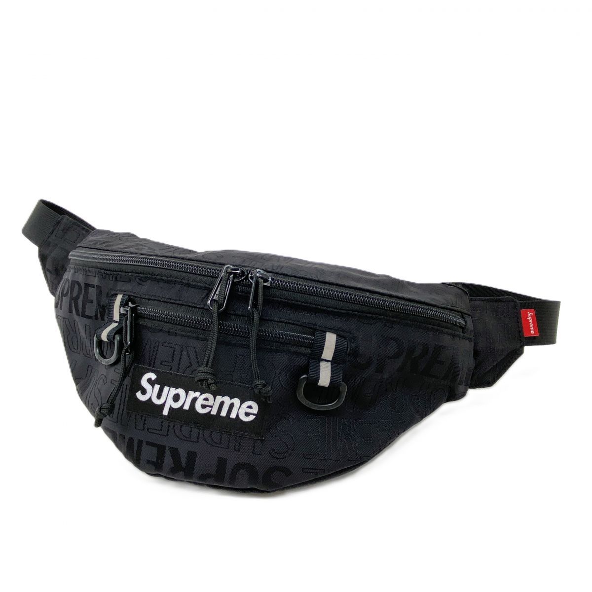 Supreme シュプリーム 19ss Waist Bag ウエストバッグ ブラック ※中古