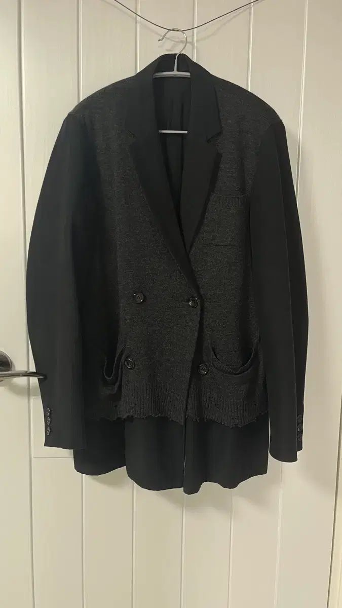 UNDERCOVER アンダーカバー 17aw ニット ドッキング ブレーザー