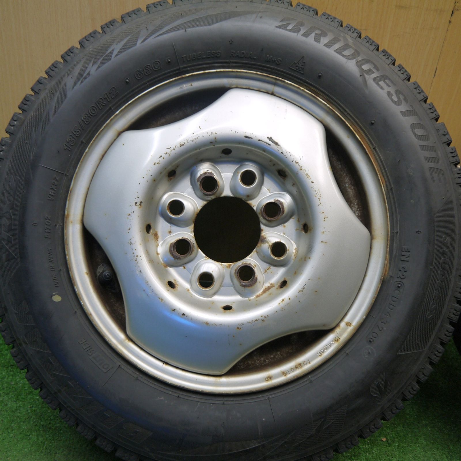4本価格☆スタッドレス 135/80R12 ブリヂストン ブリザック VRX2 