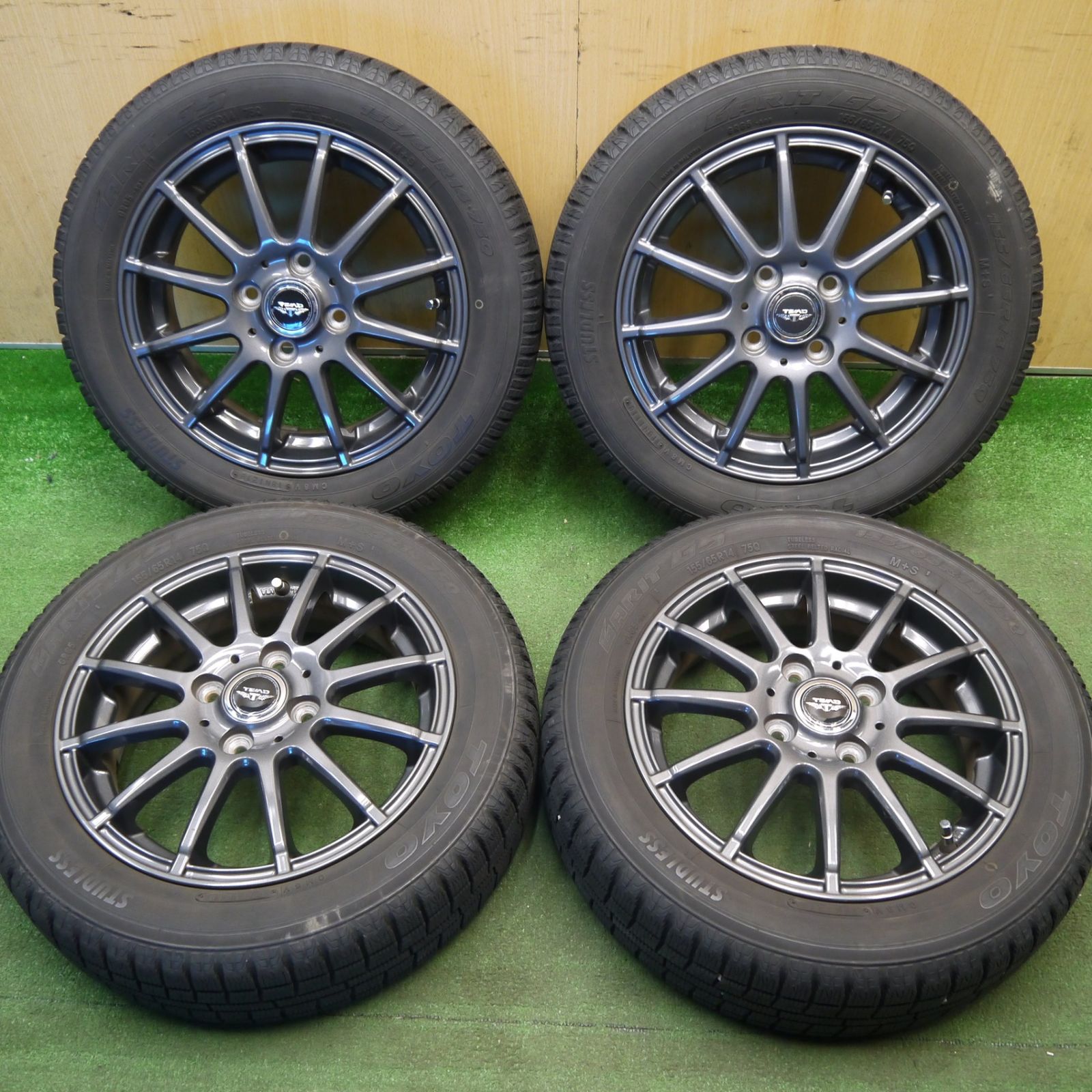 キレイ☆スタッドレス 155/65R14 トーヨー ガリット G5 TEAD テッド 14