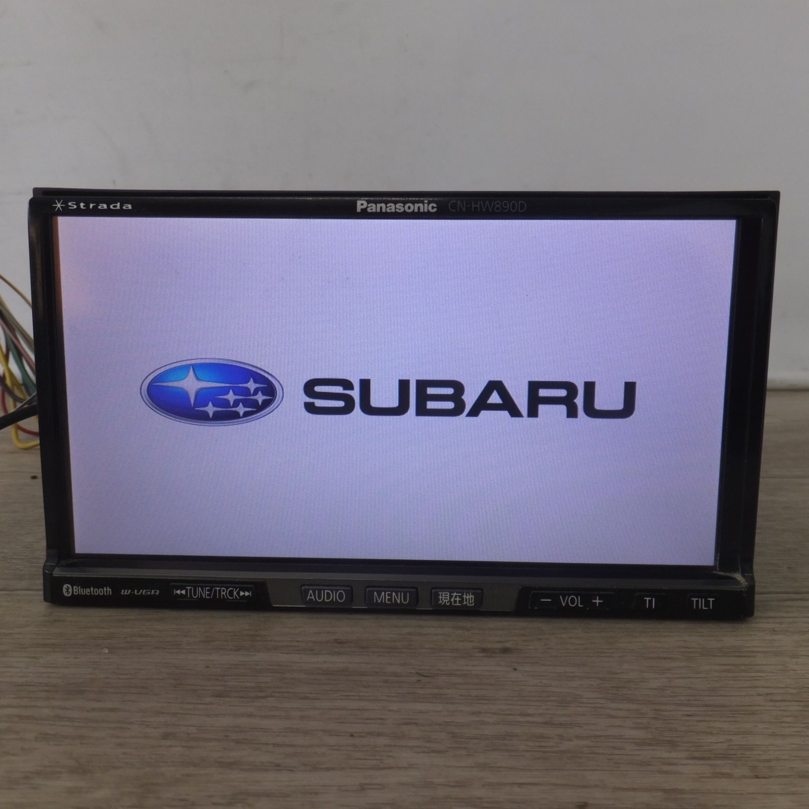 送料無料] ☆パナソニック製 スバル 純正 HDDカーナビステーション 