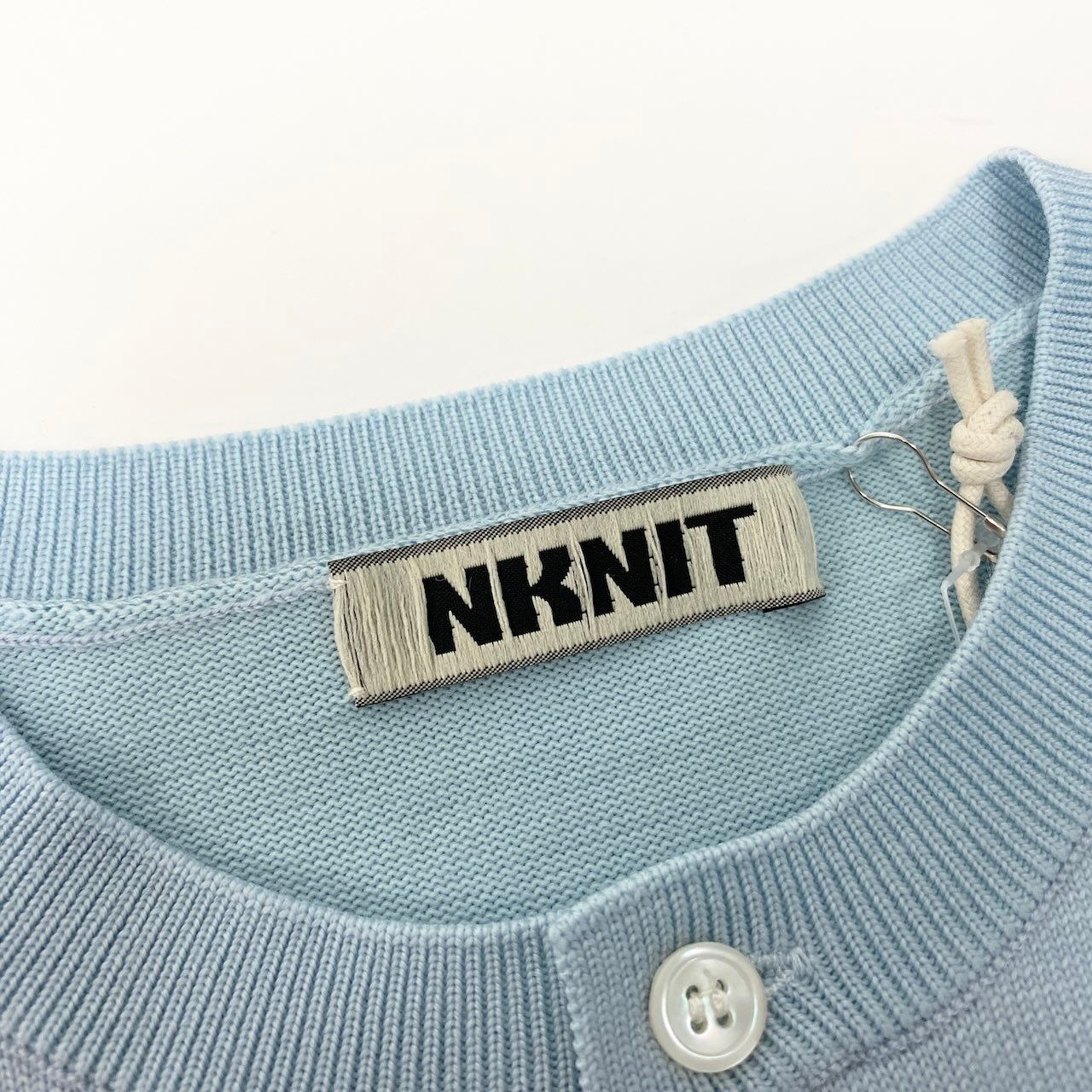 11c29 《未使用品》 NKNIT ンニット 25AW Logo Knit Cardigan 
