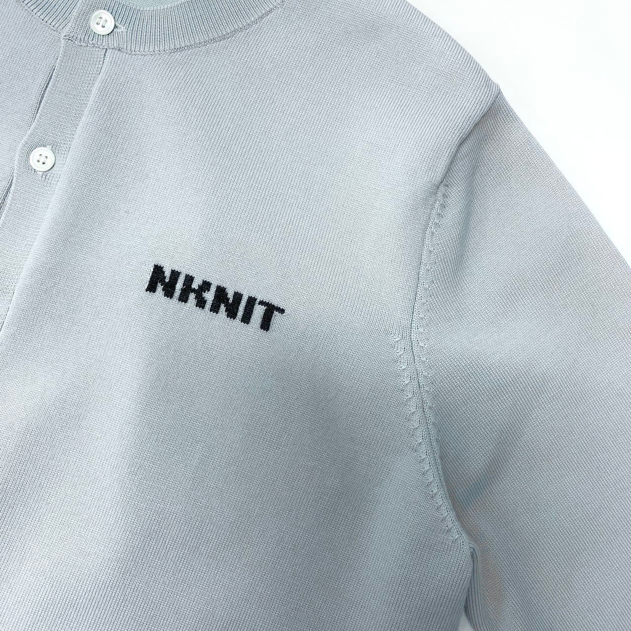 11c29 《未使用品》 NKNIT ンニット 25AW Logo Knit Cardigan 