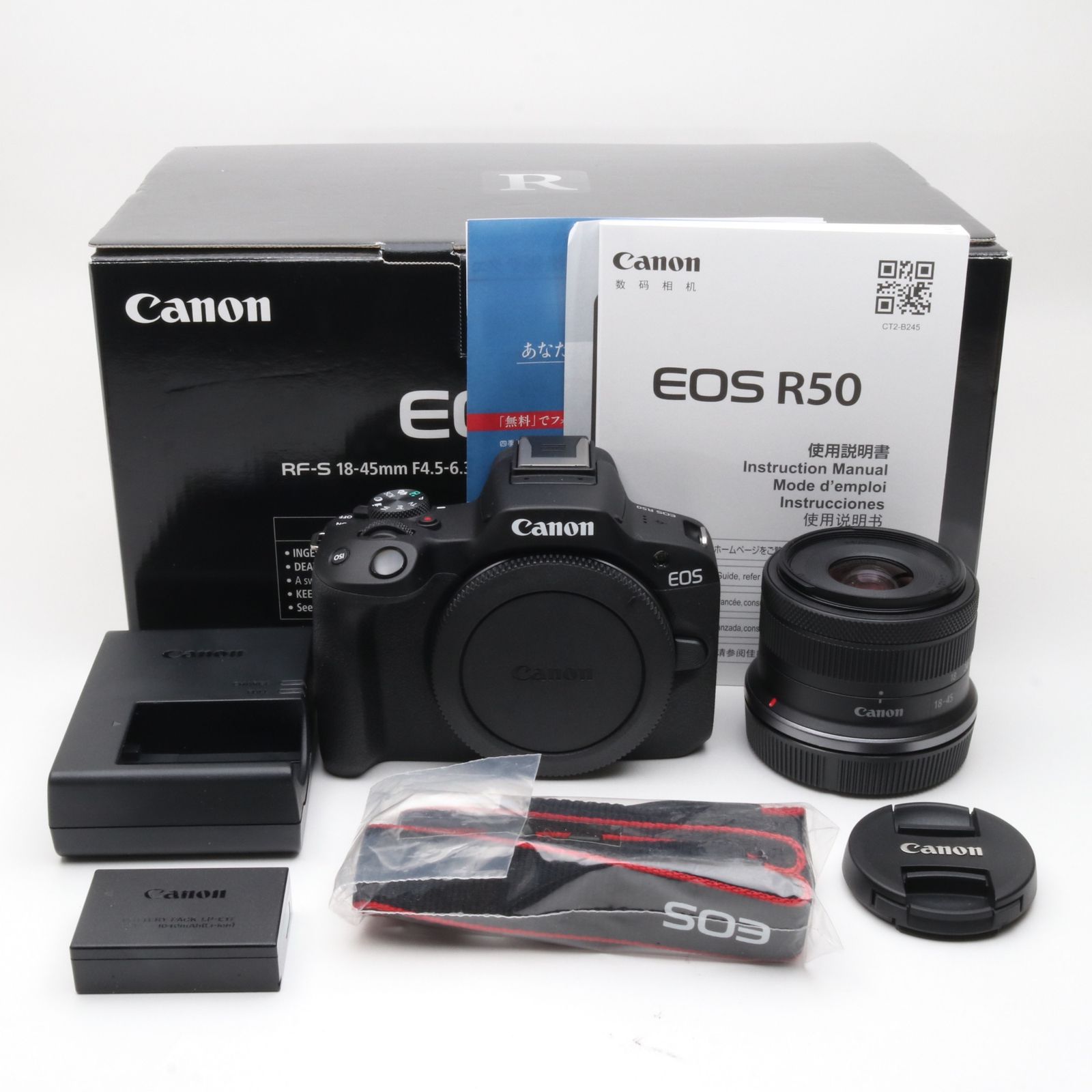 Canon ミラーレス一眼カメラ EOS R50 標準ズームレンズキット(RF-S18 