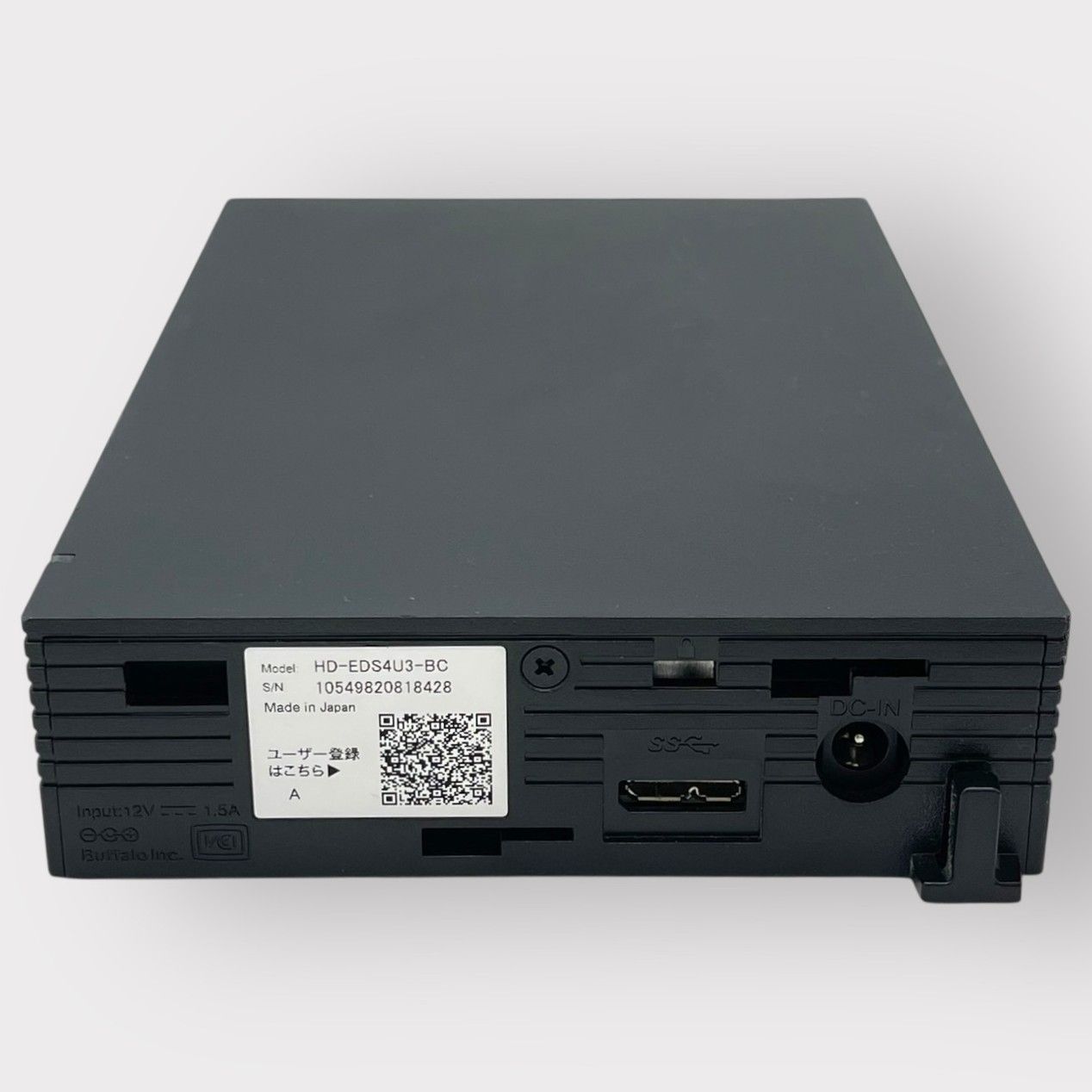 バッファロー 4TB 外付けHDD HD-EDS4U3-BC 中古 - メルカリ