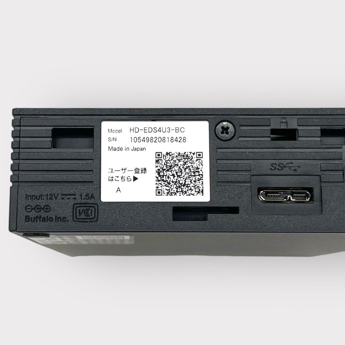 バッファロー 4TB 外付けHDD HD-EDS4U3-BC 中古 - メルカリ