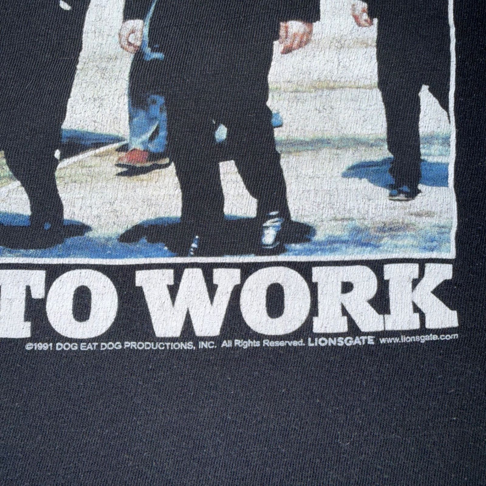 90s 00s RESERVOIR DOGS Tシャツ レザボアドッグス 当時もの movie 