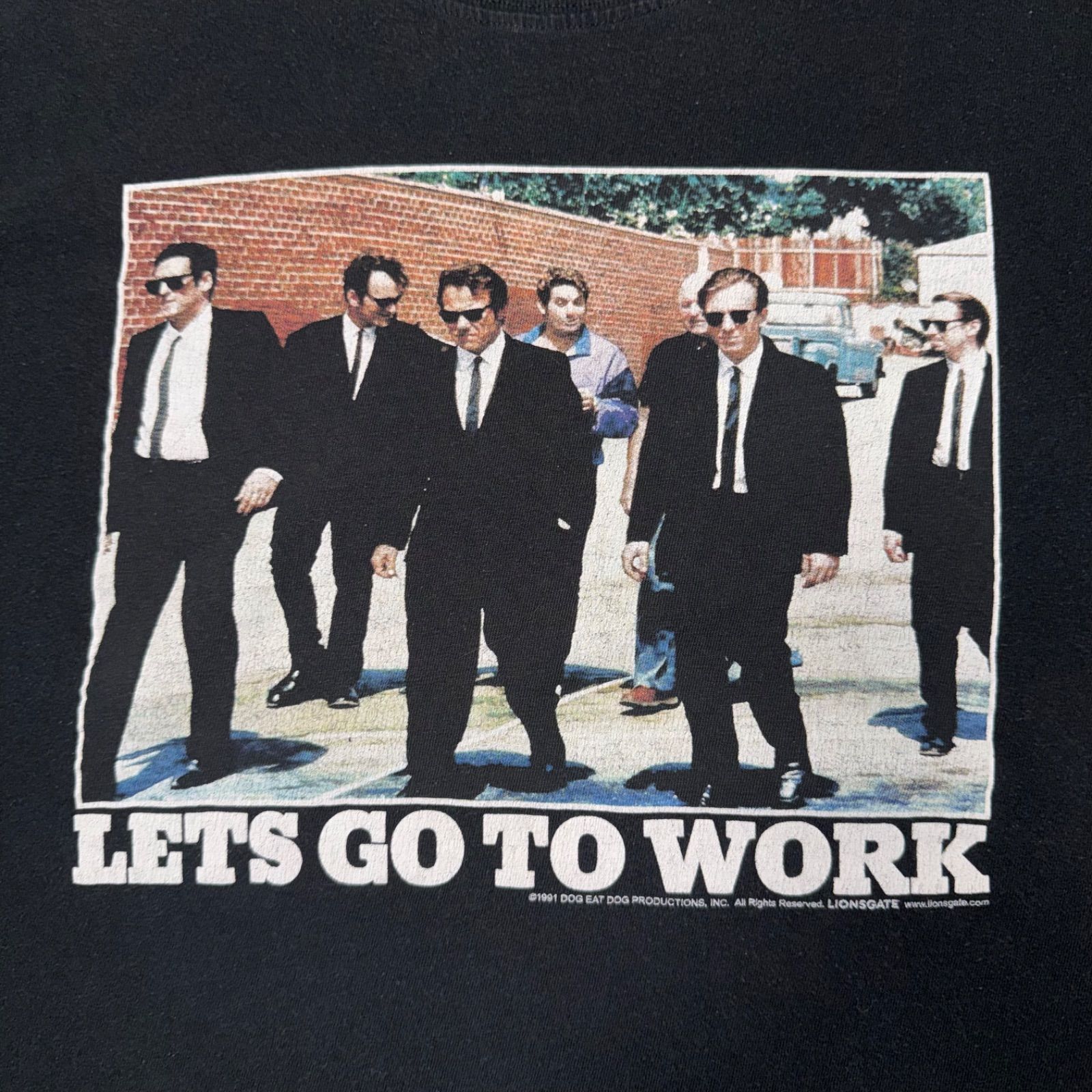 90s 00s RESERVOIR DOGS Tシャツ レザボアドッグス 当時もの movie 