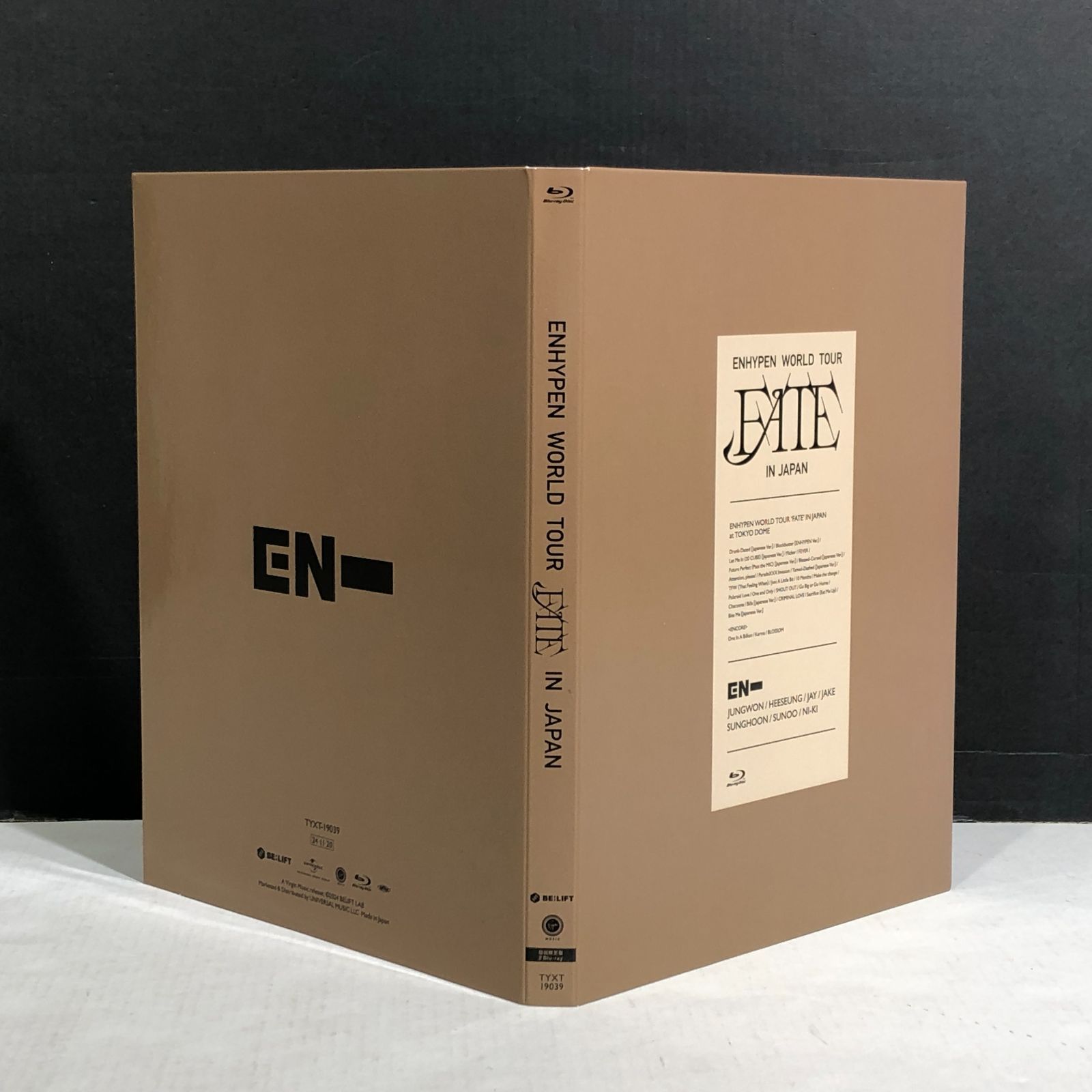 城東21-013] ENHYPEN WORLD TOUR 『FATE』 IN JAPAN 初回限定盤 Blu 