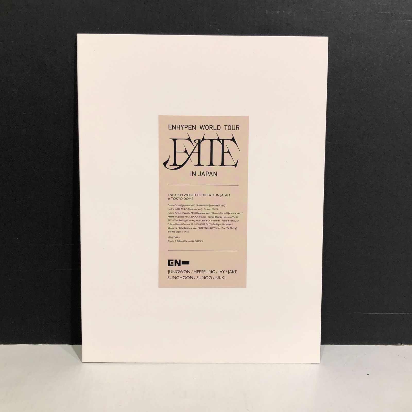 城東21-013] ENHYPEN WORLD TOUR 『FATE』 IN JAPAN 初回限定盤 Blu 