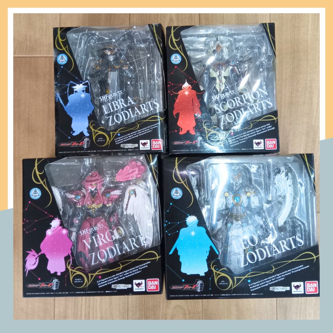 S.H.Figuarts 仮面ライダーフォーゼ フィギュア4体セット ゾディアーツ S.H.Figuarts 仮面ライダーフォーゼ ソディアーツ 4体セット