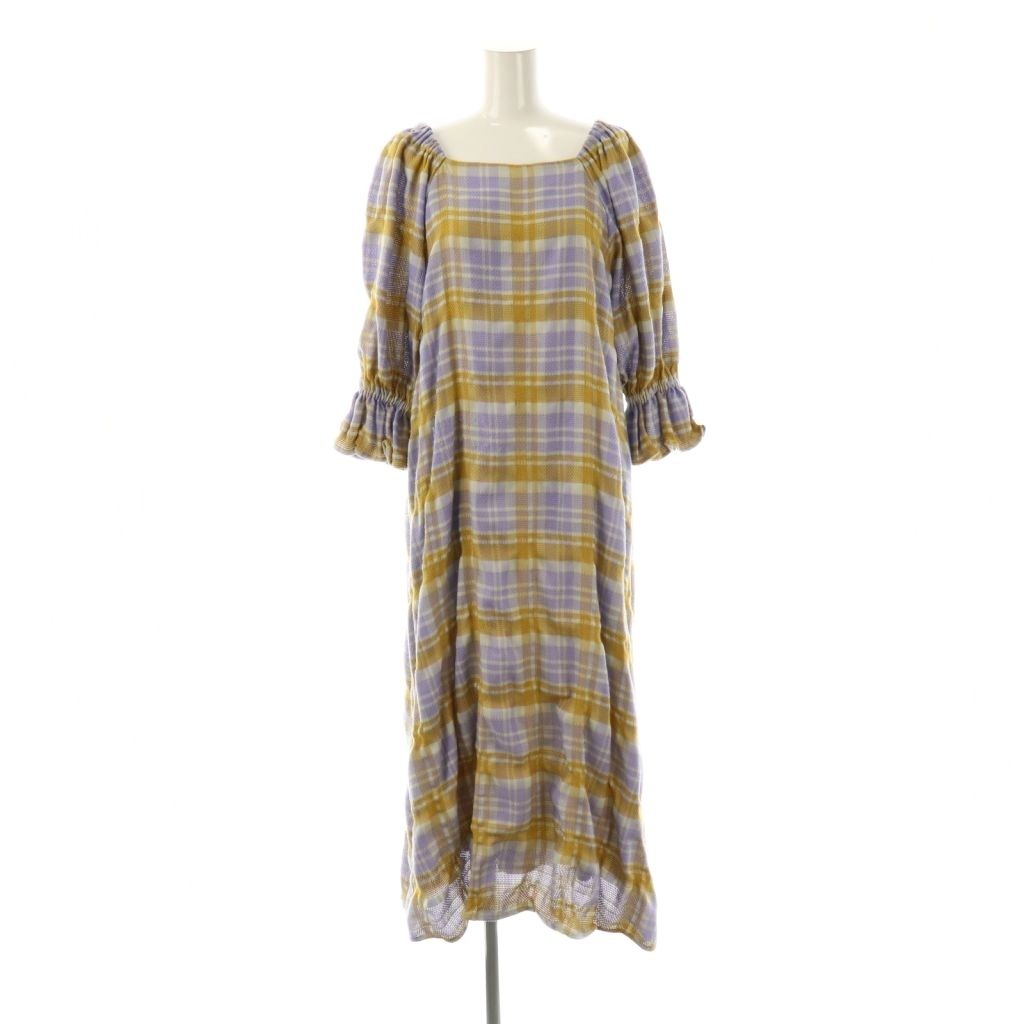 アメリヴィンテージ Ameri VINTAGE LACEY CHECK PUFF DRESS アメリヴィンテージ Ameri VINTAGE LACEY CHECK PUFF DRESS