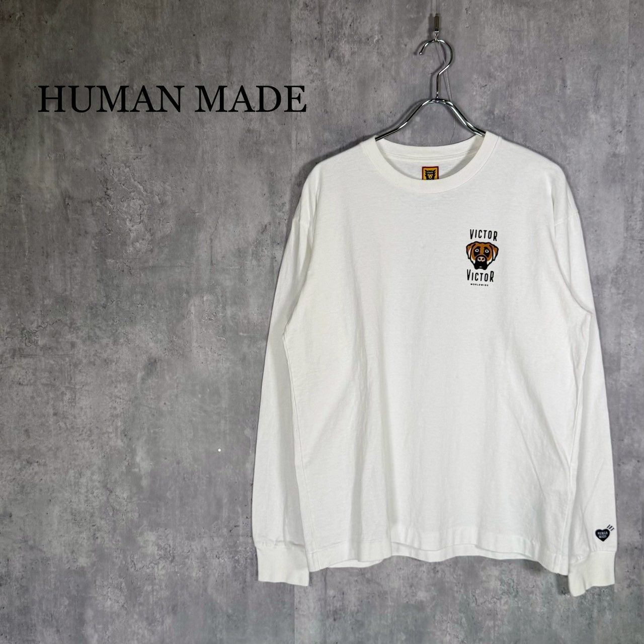 HUMAN MADE』ヒューマンメイド（L）HUMAN MADE×VictorVictorWorldwide 