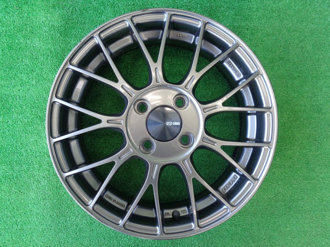 5J-15インチ 4H100 +45 ENKEI エンケイ PFM1 中古 社外 アルミ