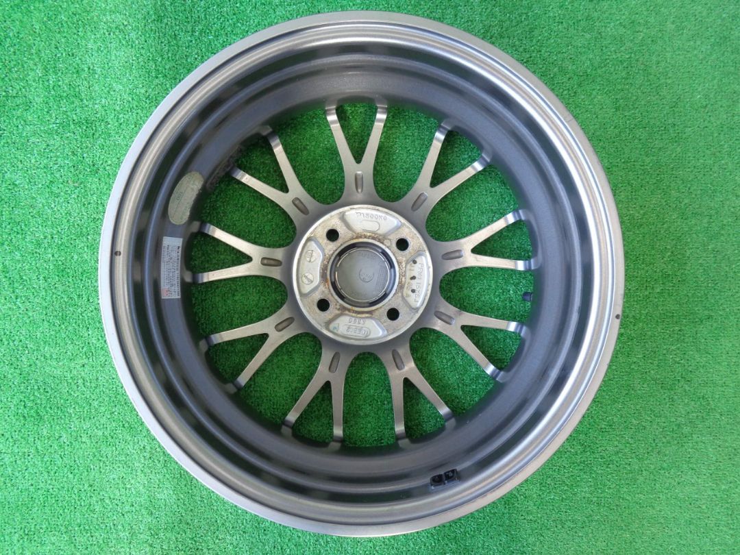 5J-15インチ 4H100 +45 ENKEI エンケイ PFM1 中古 社外 アルミ