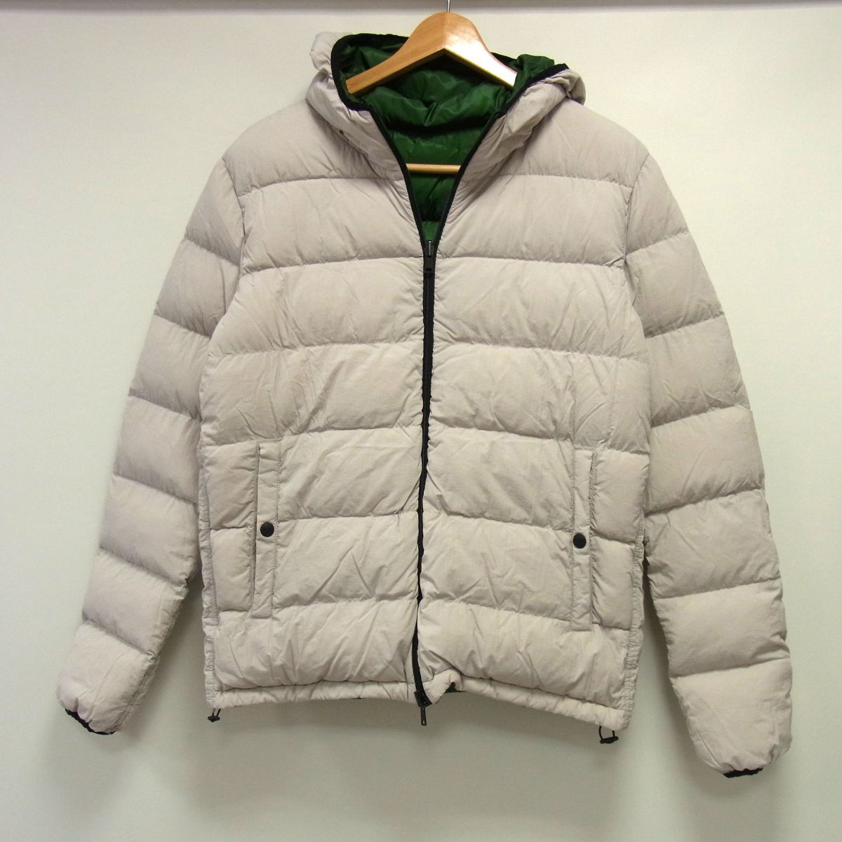 美品 定価107,800円☆HERNO ヘルノ 7DENIER リバーシブル ダウン 