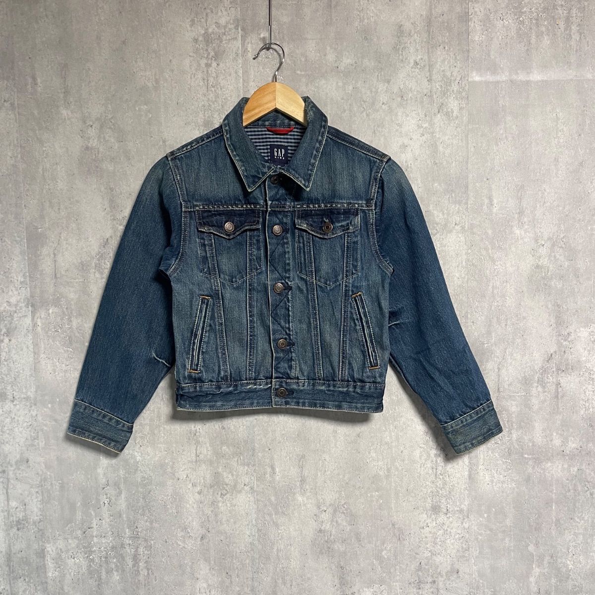 00s OLD GAP KIDS ギャップ キッズ デニムジャケット 140 06年製 