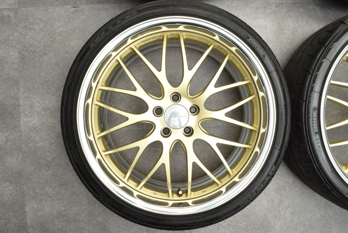 深リム 人気モデル】ワーク グノーシス 20in 8.5J +28 PCD108 NITTO 