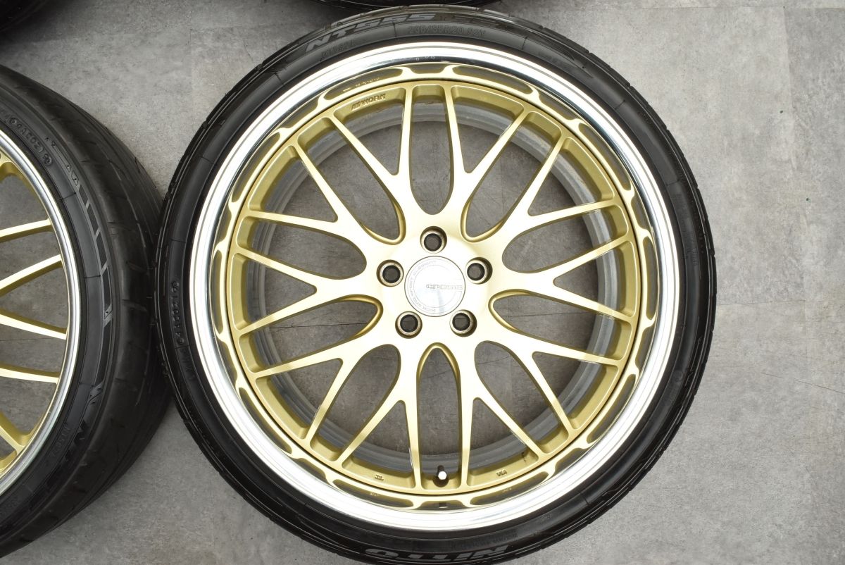 深リム 人気モデル】ワーク グノーシス 20in 8.5J +28 PCD108 NITTO