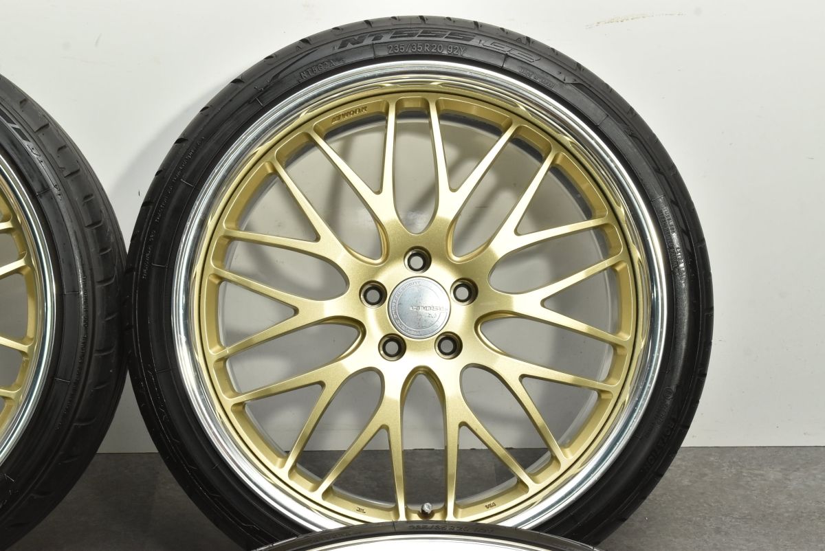 深リム 人気モデル】ワーク グノーシス 20in 8.5J +28 PCD108 NITTO