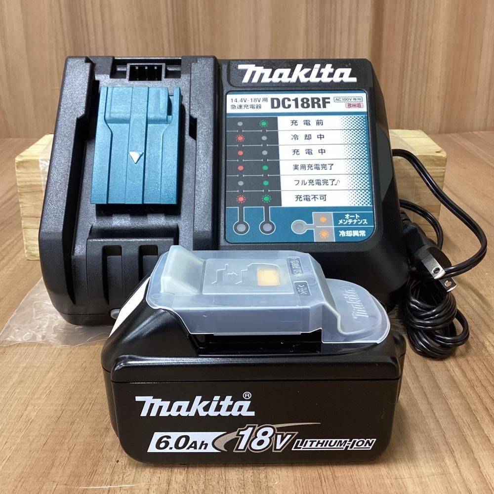 未使用・純正品】makita/マキタ BL1860B DC18RF バッテリー+充電 未使用・純正品】makita/マキタ BL1860B DC18RF バッテリー+充電
