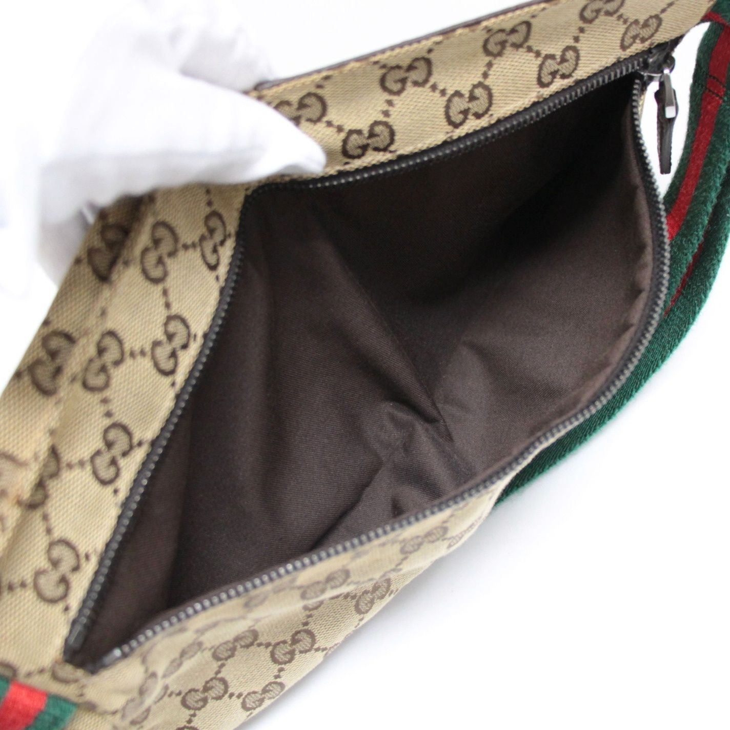 グッチ GUCCI シェリーライン ベルトバッグ ウェストポーチ GG柄 