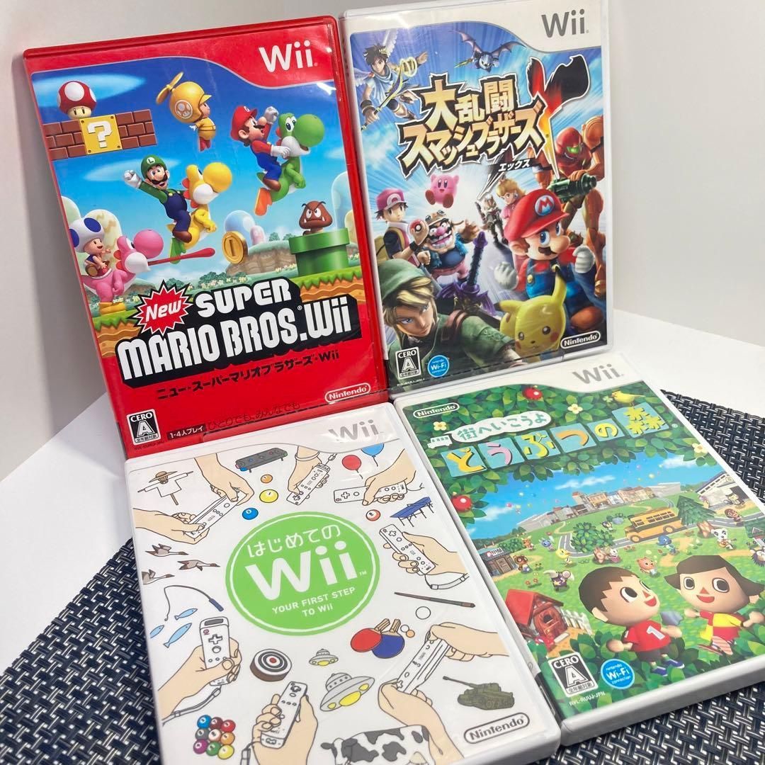 動作確認済】Wiiソフトまとめ売り4本セットa - メルカリ