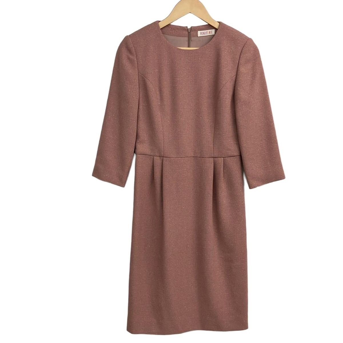 YUKITORII(ユキトリイ) ワンピース サイズ9 M レディース美品 - ピンク 