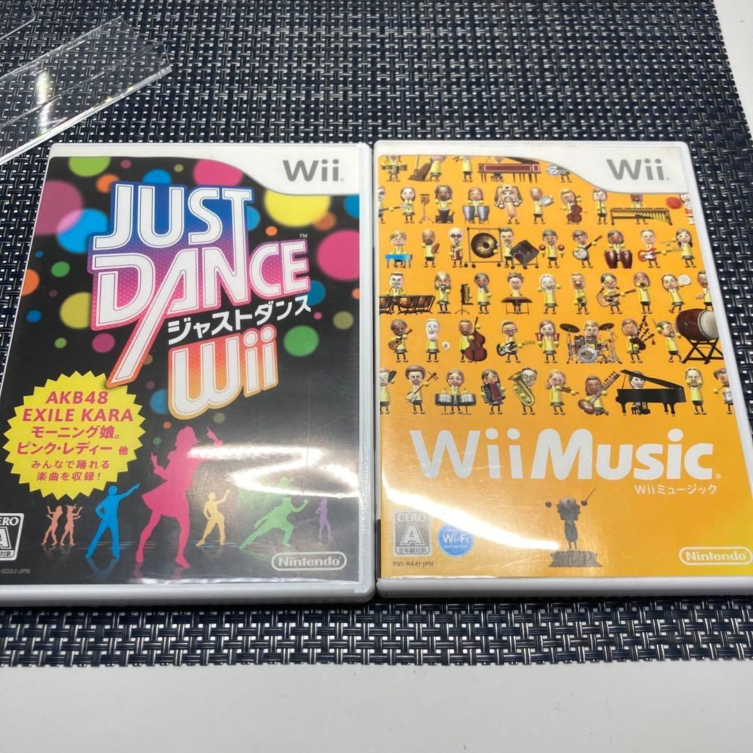 【動作確認済】Wii ジャストダンス Wiiミュージック 2本セット thumbnail 2