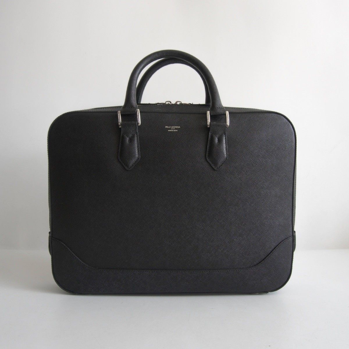 美品】PELLE MORBIDA【CAPITANO ブリーフバッグ】ブラック ビジネス