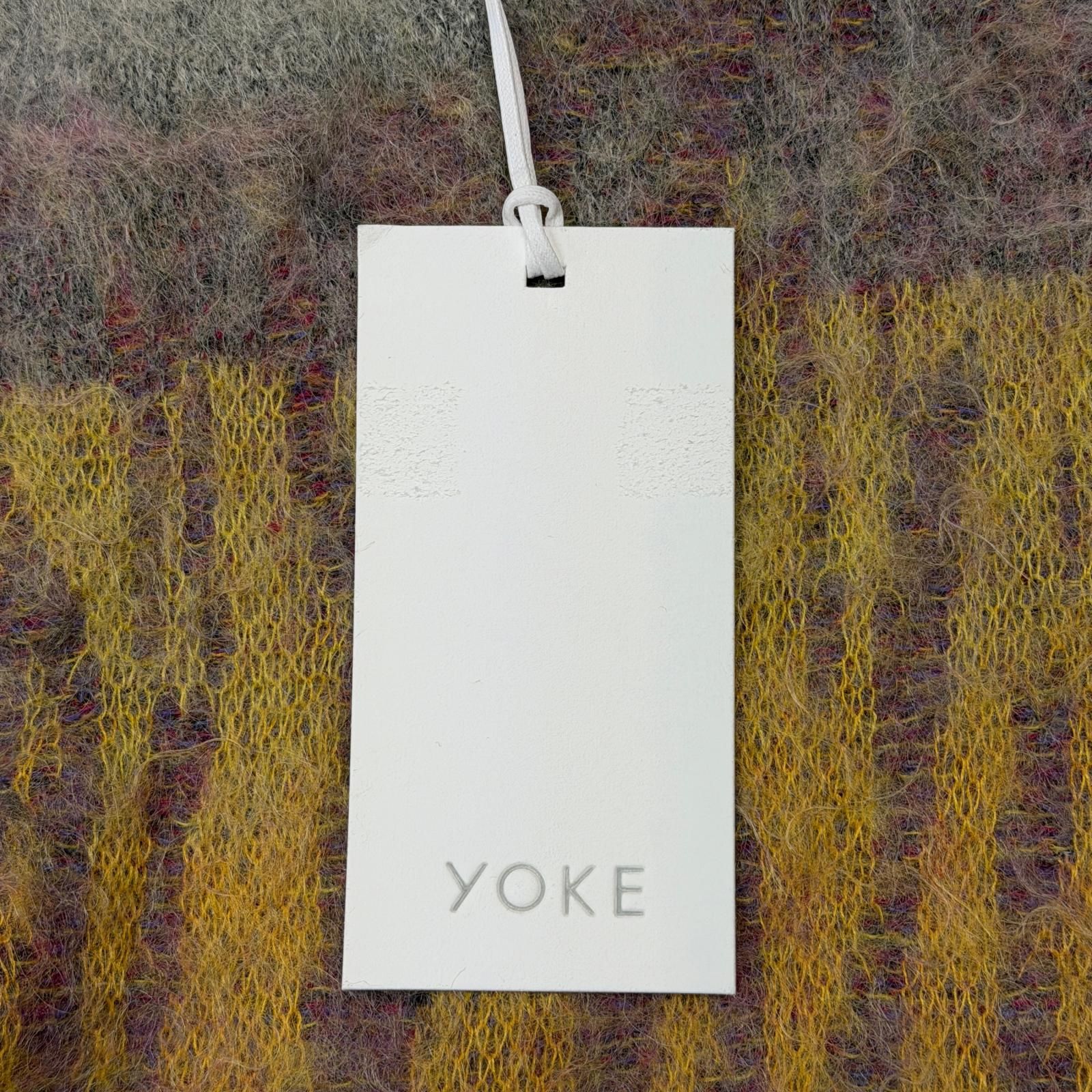 参考上代57200円 未使用 YOKE 25SS TREE JAQUARD MOHAIR SWEATER 
